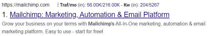 MailChimp Snippet