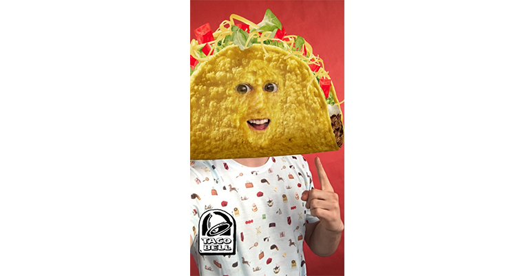 Snapchat + Taco Bell