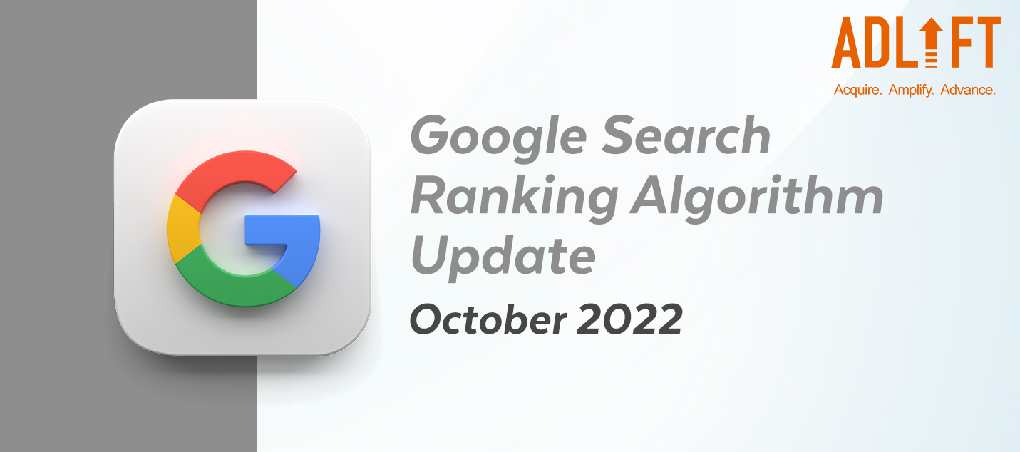 Google Search Ranking Algorithm Update  October 2022