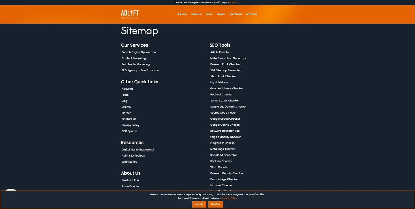 Importance of Sitemap in SEO