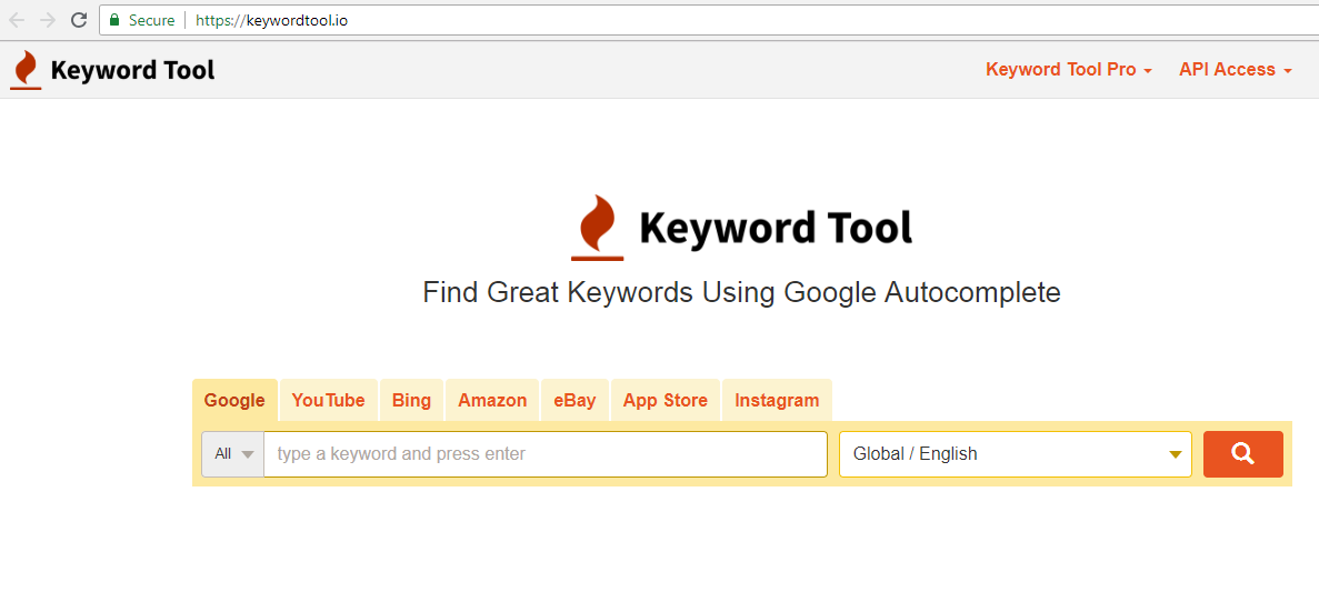 SEO Keywords Tool